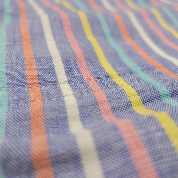 Talbots Tie Waist Shorts in Sunshine Stripe Size 6 NWT - Picture 7 of 14